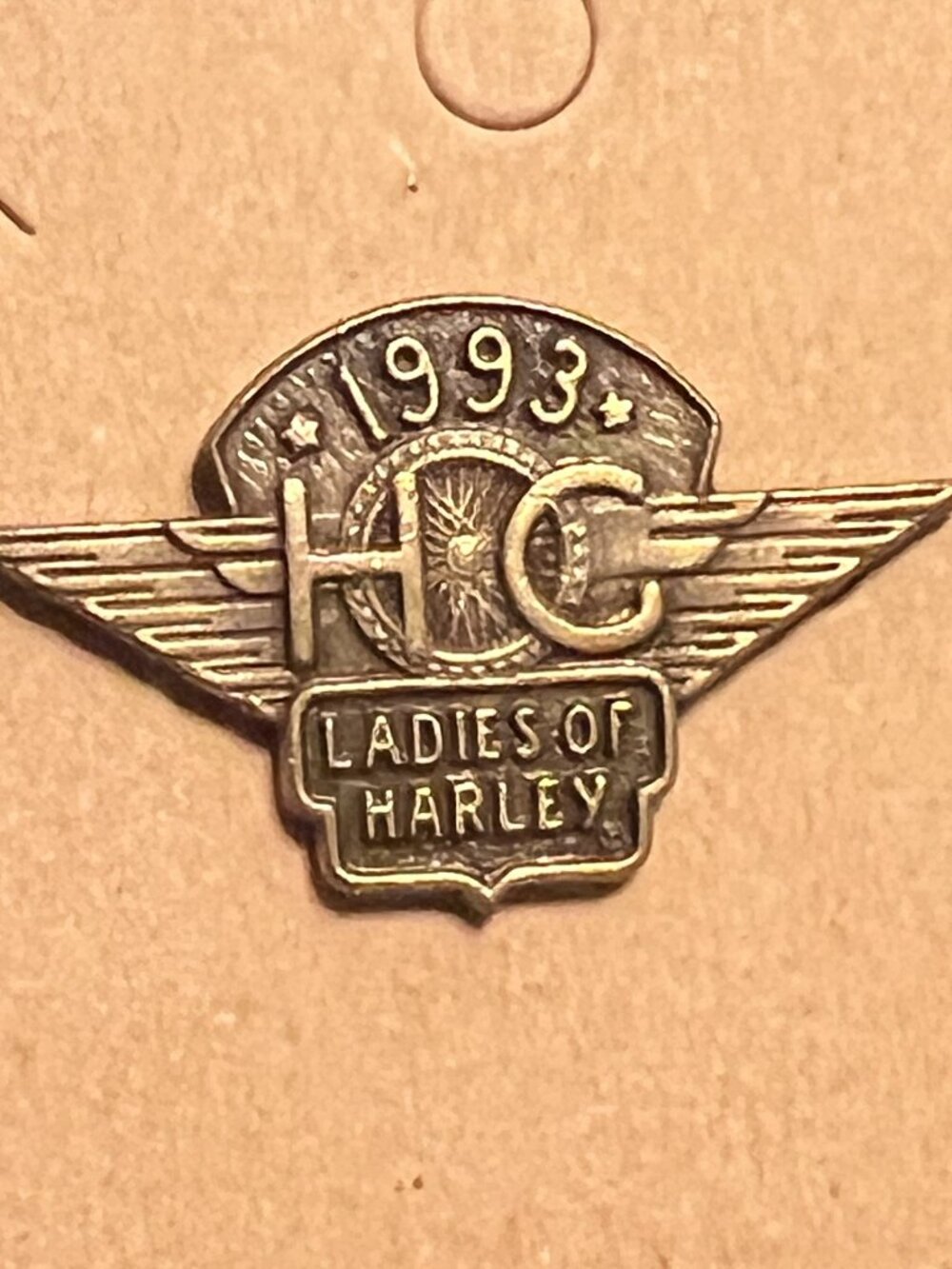 Vintage 1993 Harley-Davidson HOG Ladies of Harley Pin (005)